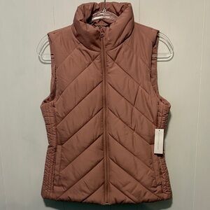 New York & Company Mauve Quilted Vest